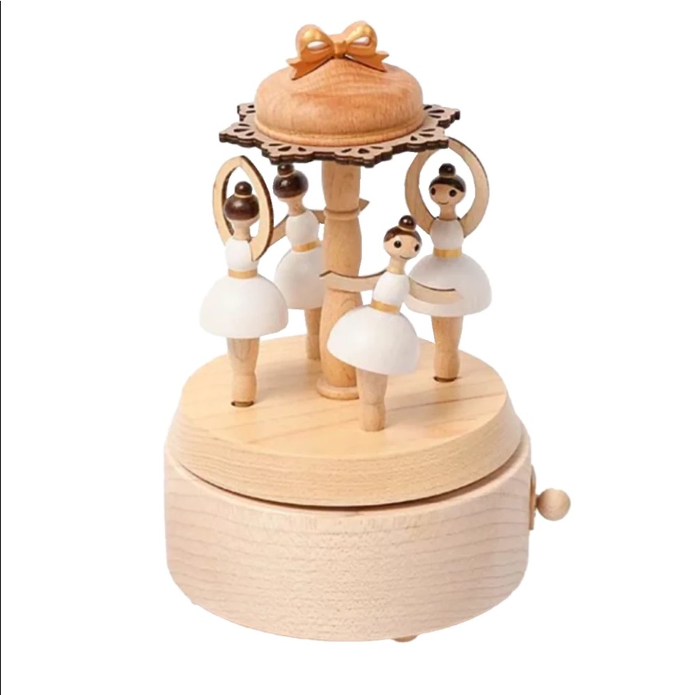 Wooden ballerina 🩰 music box